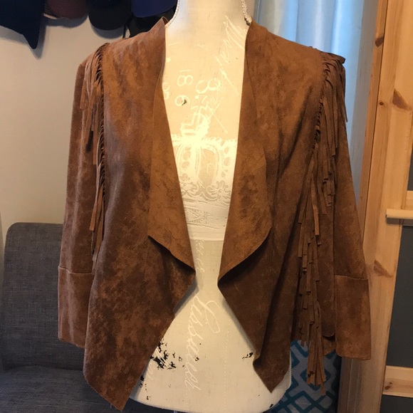 Faux Fringe Jacket - Picture 2 of 7